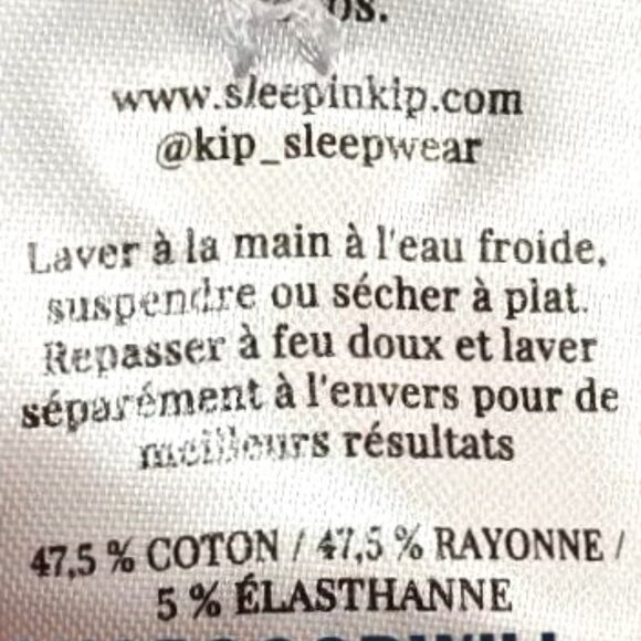 NWOT KIP Mist Blue Luxe Cotton Classic Pajama Set - XXL - Picture 12 of 12